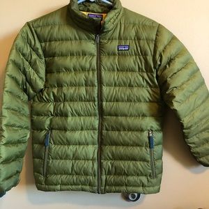 Kids Patagonia Army Green Jacket